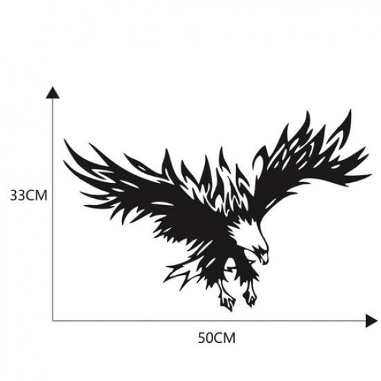 Car Front Engine Hood Vinyl Sticker Flying Animal Graphics Decal DIY Decoration