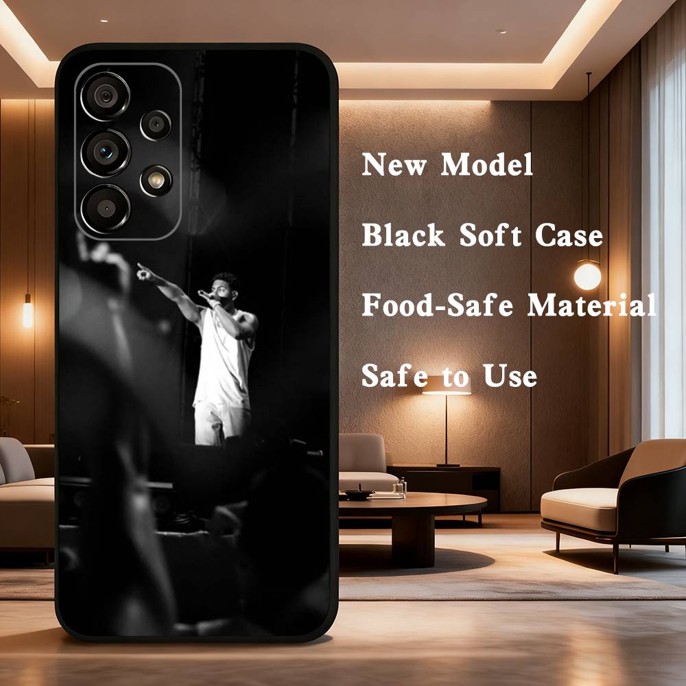 Singer M-Myke T-Towers Cool Phone Case For Samsung Galaxy A73,31,32,72,41,J7,8,9,53,52,71,22,Note Soft Black Silicone Cover