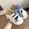 Fashion ballet style sweet slippers summer French niche breathable soft sole casual versatile Mary Jane shoes