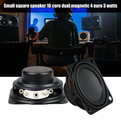 2 Stücke 1,5 Zoll Tragbare Lautsprecher Vollständige Paletten Lautsprecher 4Ohm 3W Stereo Lautsprecher Woofer Lautsprecher Heimkino Zubehör