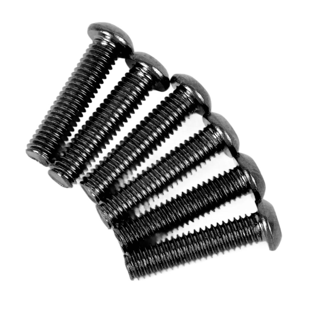 6 PCS Double Rocker Bridge Saddle Mounting Hex Screws Instrument Accessories Lock Screws for