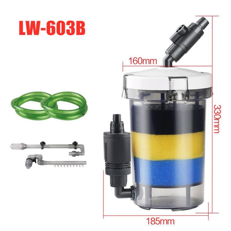 Aquarium Filter Ultra-quiet External Aquarium Filter Bucket HW-602/603 HW-602B/603B LW-602/603 LW-602B/603B Fish Tank Pump