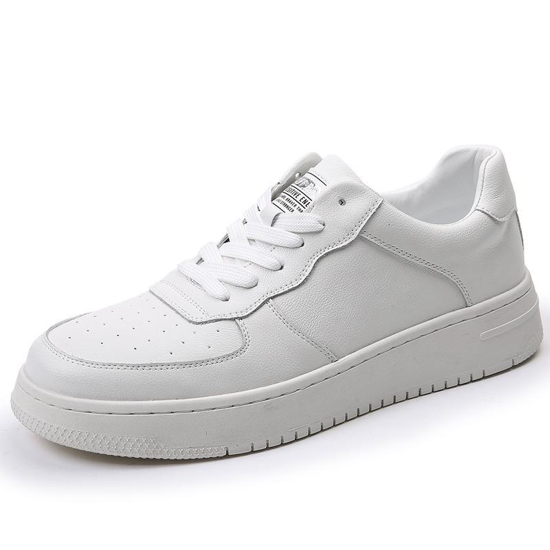 Air Force men's shoes No. 1 autumn new leather little white shoes men's trend breathable men's sports and leisure board shoes