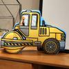 Giocattoli Morbidi Divertenti da Costruzione Cartone Animato Bulldozer Escavatore Camion Bambola di Pezza Morbido Cuscino da Abbraccio Cuscino per Sedia Regalo Bambini Ragazzi Tempo di Gioco