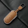 Aluminum Alloy Goatskin Car Key Case Cover For Huawei Aito M5 M7  Car Key Case Protect Fob
