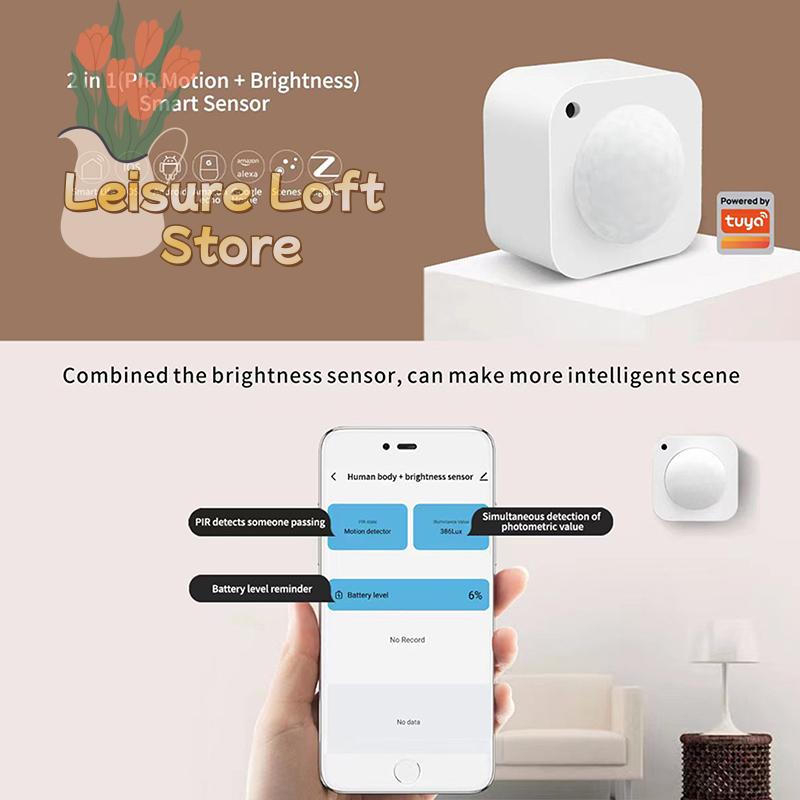 eWeLink Zigbee Wireless Smart Sensor, Tiny Portable Temperature & Humidity Monitor for Alexa/Google/Home Assistant
