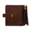 Gucci GG Monogram Canvas Leather Trim Jackie 1961 Bifold Wallet With Gold Hardware For Women Luxury Daily Use