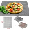 5pcs Bbq Grill Mesh Nonstick Mat Reusable Sheet Heat Resistant Baking Cooking