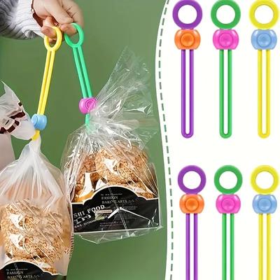 Neu 10/5/3/1PC Silikon Lebensmittel Tasche Dichtung Strap Frische Abdichtung Clip Einstellbare Clips Sealer Daten kabel Lagerung Küche Gadgets