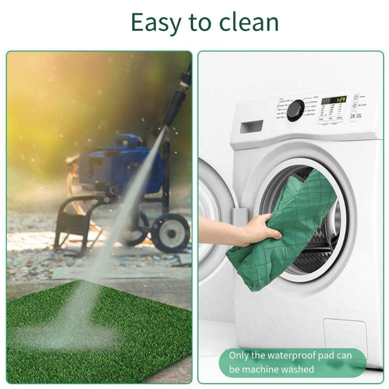 Schnell Saugfähig Tragbare Hunde-Toilette Grasmatten Premium Kunstrasenmatten für Hunde-Toilettenschale