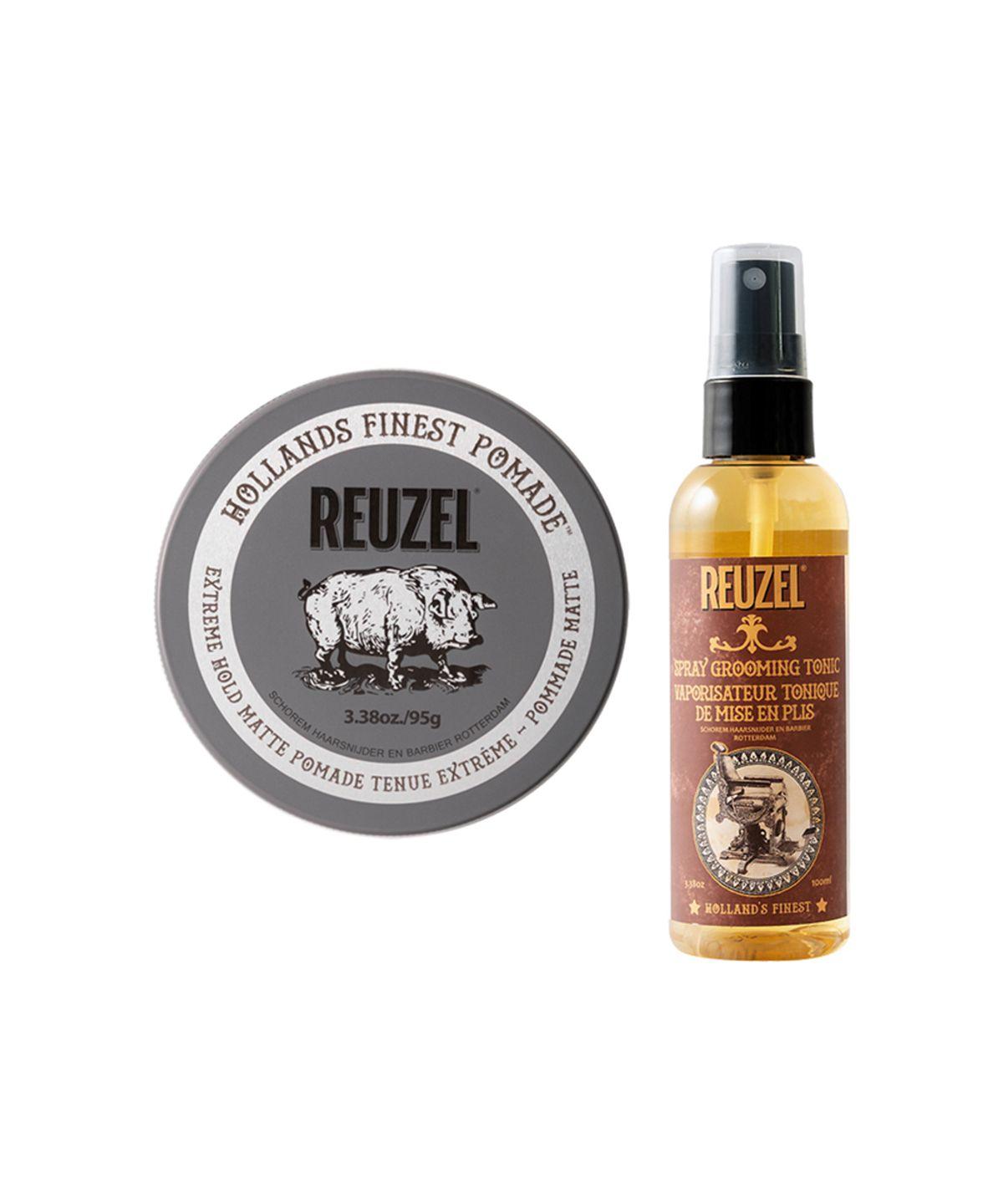 Extreme Hold Matte Pomade 95g + Spray Grooming Tonic 100ml