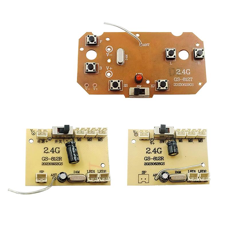 1 Set 6Ch 2.4G Transmitter Receiver Board Radio System With Rc Remote Control For Vehicles Trucks Rc Car Model Modification