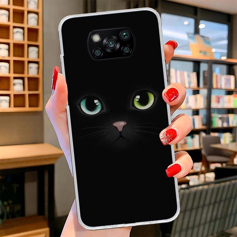 Cat Cute Kitten Cartoon Cover Phone Case For Xiaomi Poco F7 Ultra X7 X6 X5 Pro M7 Redmi 15C 15 13C 13 12C 12 10C 10 9A 9C 9T 9 S