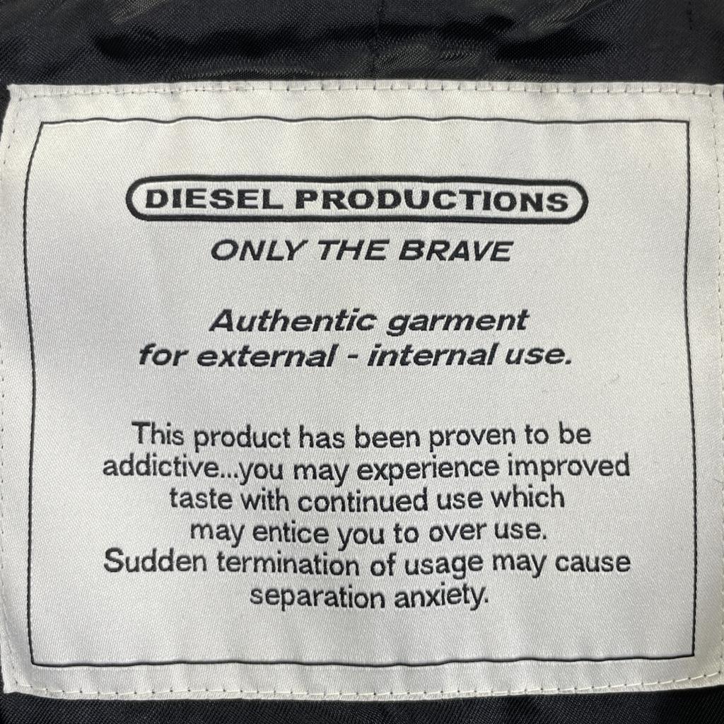 Diesel Gray J-ABBAS SINGLE-BREASTED Single Coat Coat 48 grayUsed