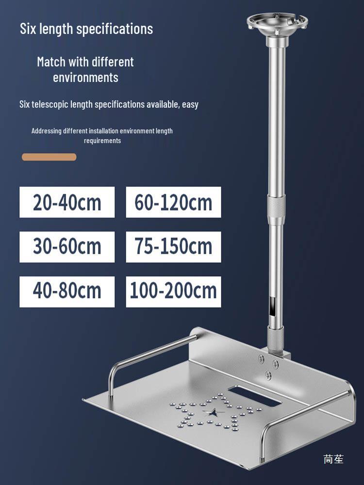Retractable Wall-Mounted Ceiling Projector Bracket Shelf