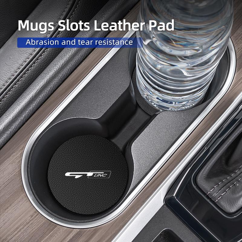 Car Water Coaster Console Mug Drink Non-Slip Pad Mute Mat For KIA GT Line Forte Seltos K5 Sportage Ceed Soul Cerato Sedona Forte