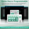 K810 Corded Mechanical Gamer Keyboard Hot-Swappable with Lighting Programmable Macros Joystick Small Keypad 12Keys