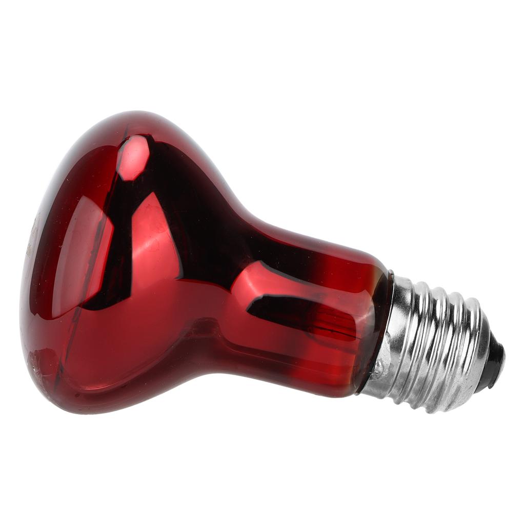 Reptile Infrared Heating Lamp Infrared UVA Heat Lamp Bulb with NickelPlated Socket for Reptiles 220240V