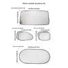 6 Pieces/Set Car Sunshade Windshield Covers Anti Snow Ice Window UV Protection Shield Reflective Sun Block Front Rear Back Side