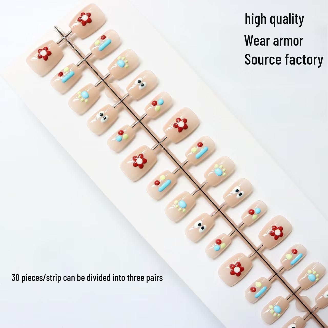 

Korean Style Cute Girly Wearable Nail Art Stickers