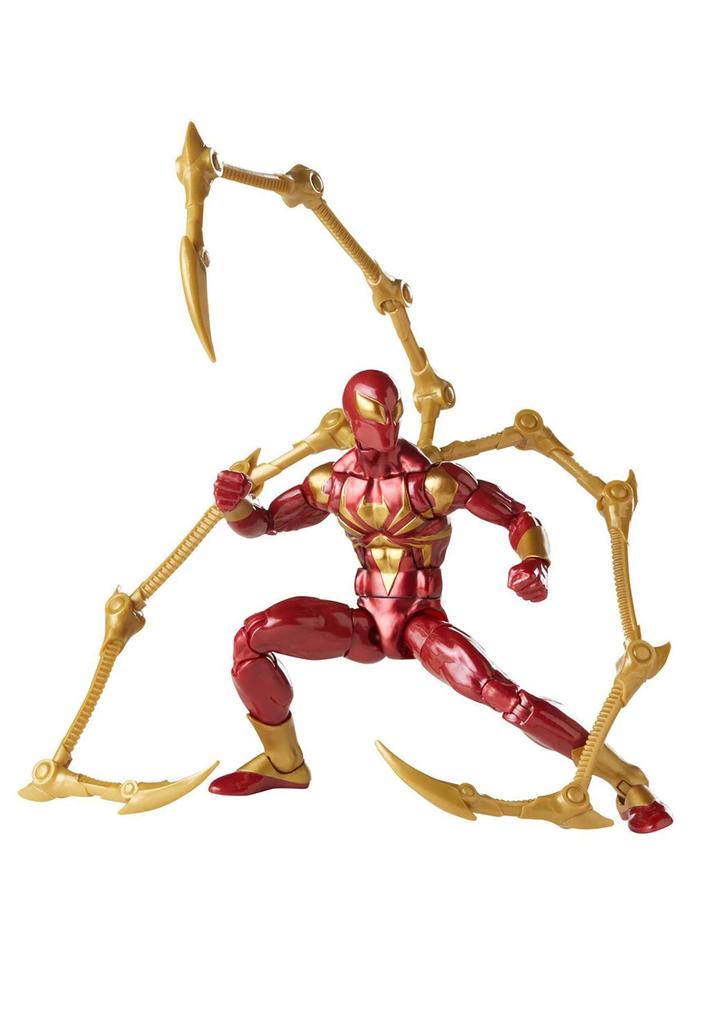 Hasbro Marvel Legends Series 15cm Iron Spider Action Figure Toy with 2 Accessories Multicolor F3455 Spider-Man