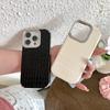 Alligator Leather Pattern Suitable for IPhone16 Mobile Phone Case All-inclusive 15promax Solid Color 14 Retro 13/12/11 Couple All-inclusive Anti-drop