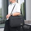 Men Waterproof Business Briefcase, Large Capacity Laptop Handbag, Portable Office Computer Bag with Adjustable Shoulder Strap