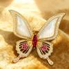 Fashion Light Luxury Animal Butterfly Brooches For Women Clothing Coat Accessories Gifts