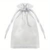 50pcs Organza Drawstring Jewelry Small Bag for Earring Favor Wrapping Packing Pouch Packaging Wedding,Christmas Gift Packaging