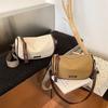Ny retro mångsidig budväska modetrend axelväska läderhandväska dam