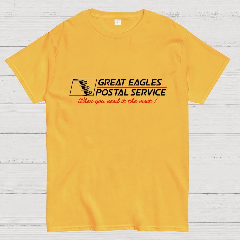 Great Eagles Postal Service Cotton Casual Cool Loose T-Shirt