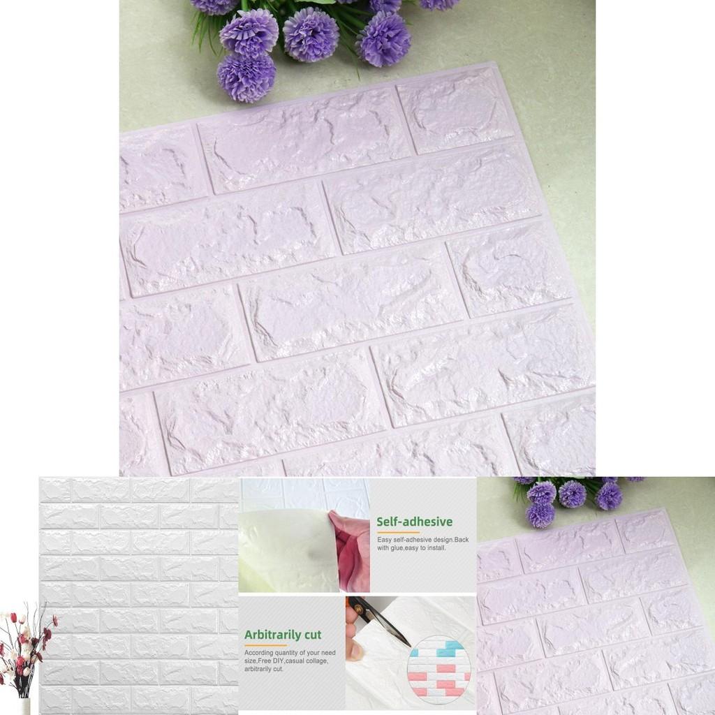 Modern 3d Brick Wall Sticker Self-adhesive Waterproof Panel Decor