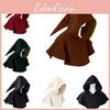 Trendiges Mangguo Mittelalter Cosplay Outfit Mit Kapuzenumhang Und Enganliegendem Kleid Ideal Für Theateraufführungen
