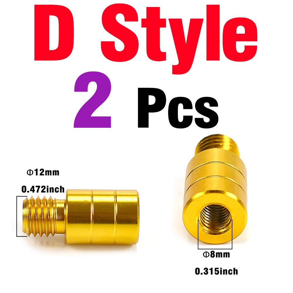 MNFT 2Pcs Fishing Landing Net Head Connector M6/M8/M10/M12 Adapter Converter Mount Screw for Fish Net with Pole Handle