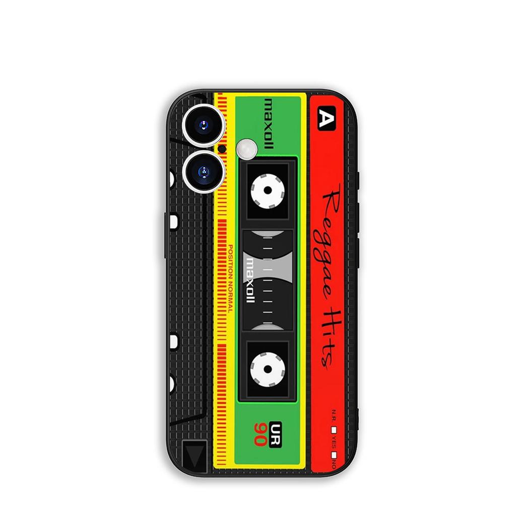 Hülle Cover für Apple iPhone 16 11 13 14 15 Pro Max 7 6 8 Plus SE2 SE3 + 16E SE 2022 Hülle Vintage Musikkassette Retro