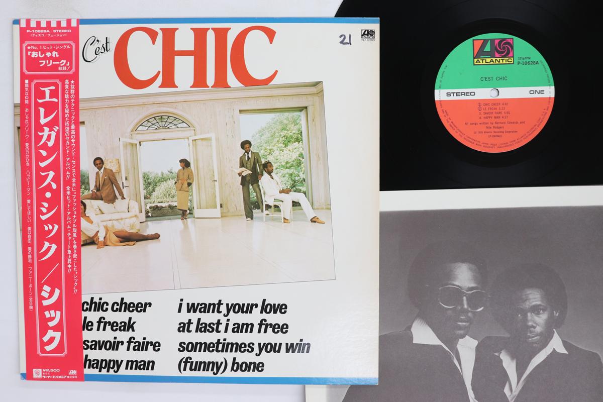 

LP Record CHIC Cest Chic P10628A ATLANTIC 1978 Japan Obi SoulFunk Used
