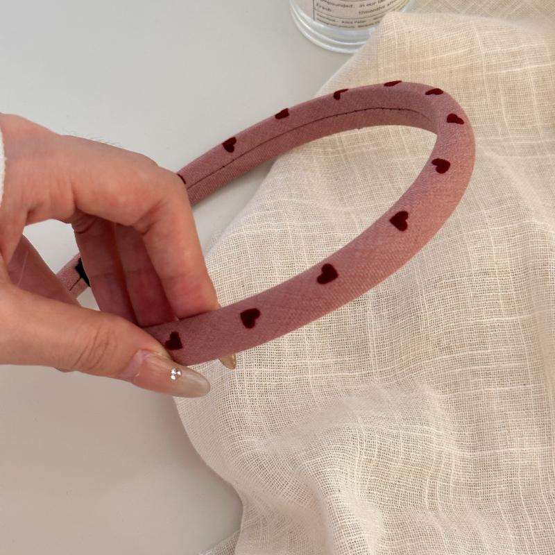 New Love Headbands For Woman Girl Sweet Elegant Hair Hoop Heart Shape Sponge Thickened Hair Band Female Fashion Hair Accessories