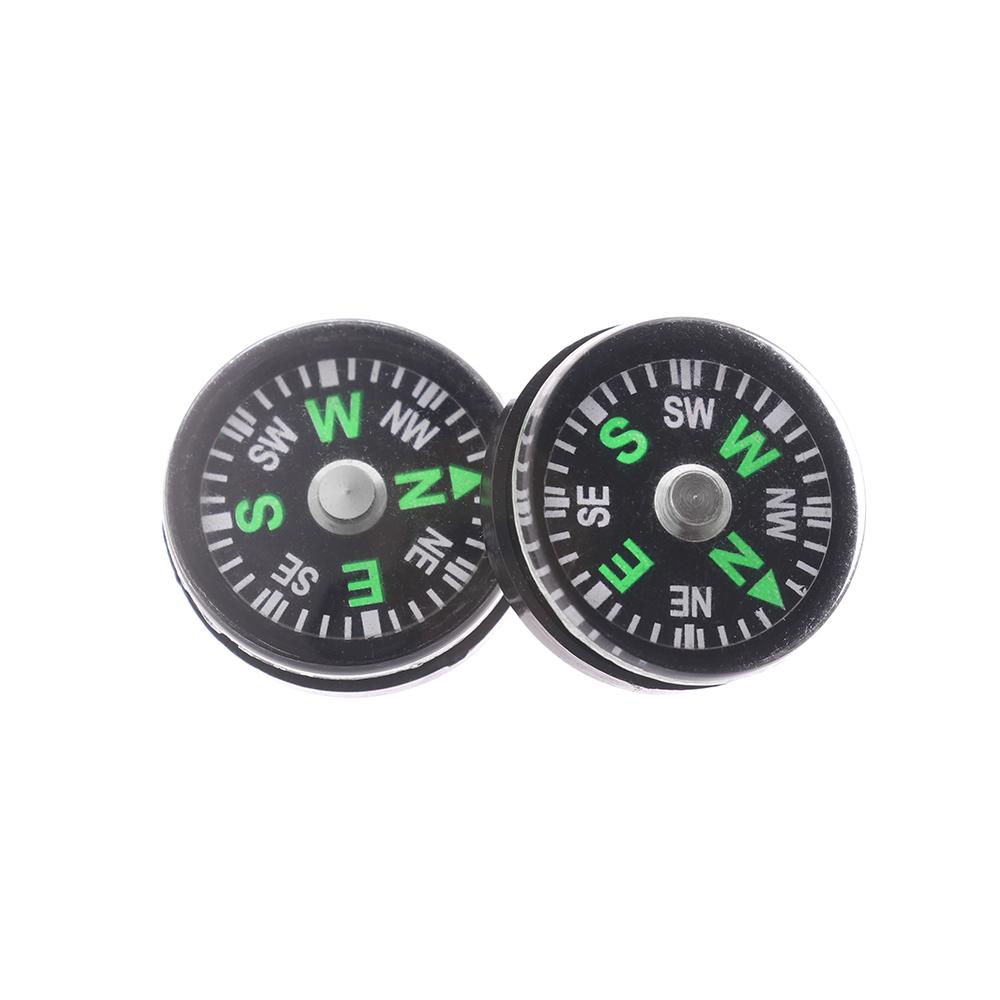 10pcs Mini Plastic Button Design North Navigation Outdoora Camping Hiking Tool Accurate Compass Practical Guider