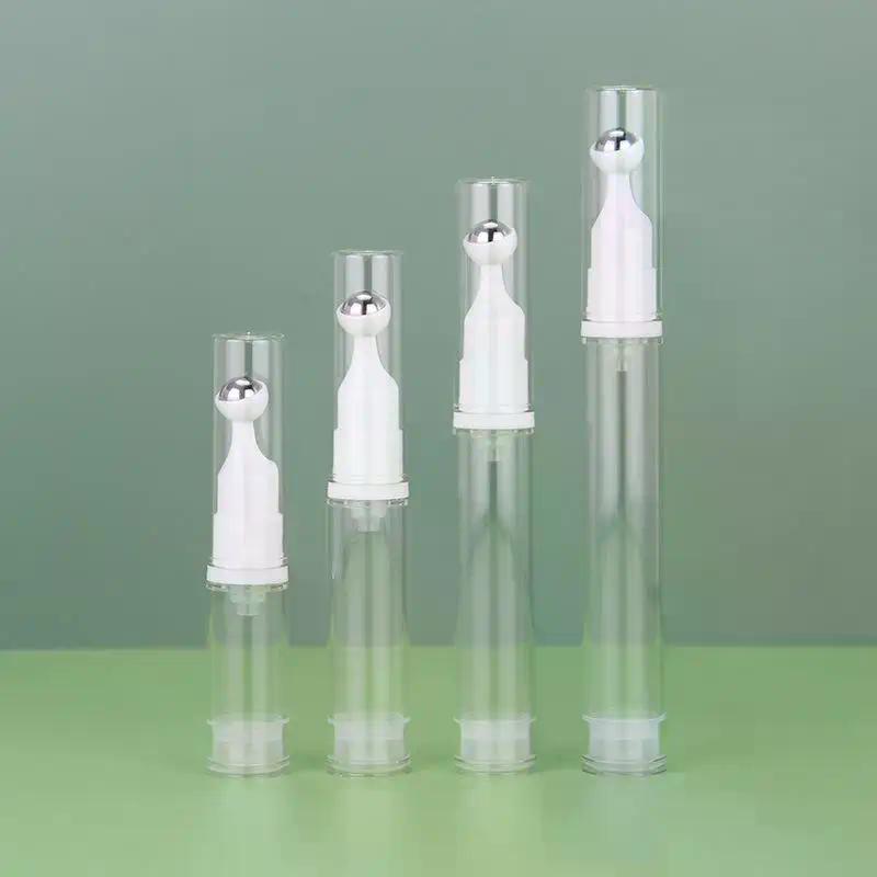 Roller Ball Vacuum Refillable Bottles Portable Empty Dispenser for Essential Oil Foundation Eye Cream Travel