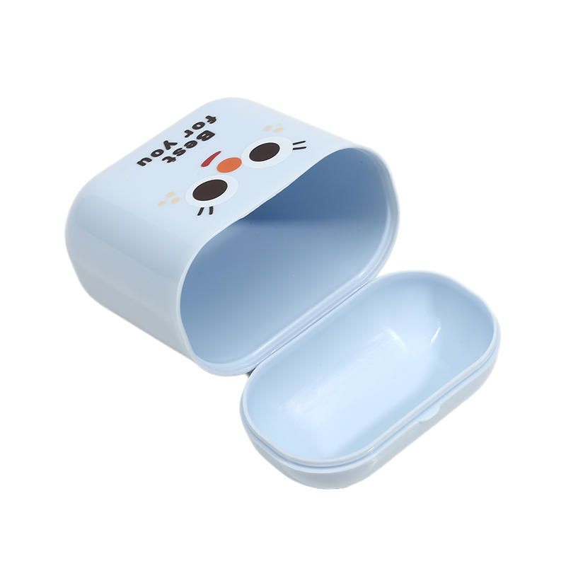 Data Cable Organizer Cute Small Storage Box Portable Travel For Lipstick Earphones Sealed Student Desktop Organizer Case Plastic