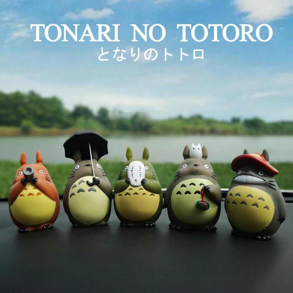 Nou Desen Animat Anime Totoro Periferice 5 buc/set Figurine Trendy Decor Birou Birou Dormitor Noptieră Cadouri de Ziua de Naștere pentru Studenți
