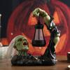 Creative Halloween Skeleton Night Light Funny Garden Statue Lamp Skull Sculptures  Outdoor