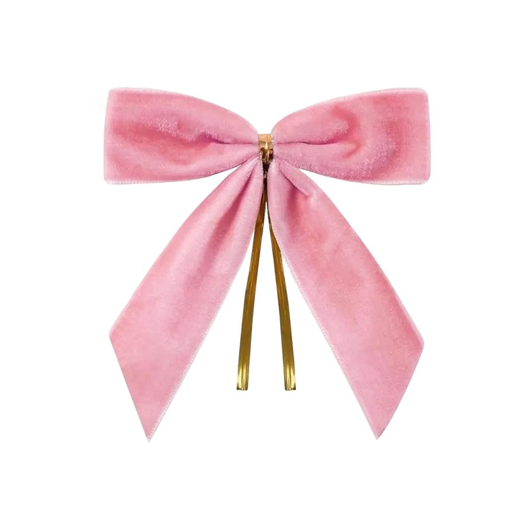 Velvet Bow Christmas Tree Decoration Pendant Christmas Atmosphere Dress Up Props