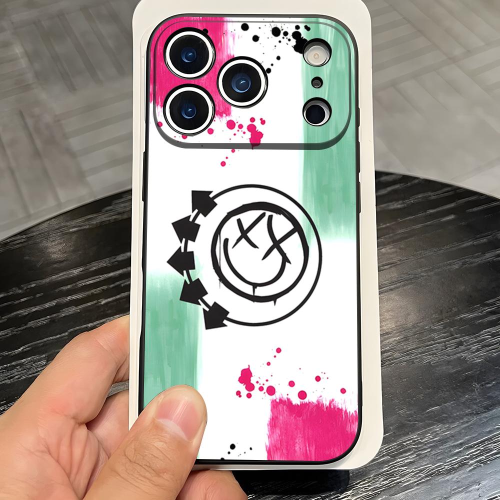 

Blink-182band Phone Case For IPhone 17 Pro Max 16 15 14 Pro Max 13 11 X Xs Xr 8 7Plus Silicone Cover iPhone 16 Pro Max