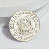 Commemorative Medals, Santa Claus Commemorative Gold Coins, Relief Metal Crafts, Christmas Gifts, Stocking Stuffers