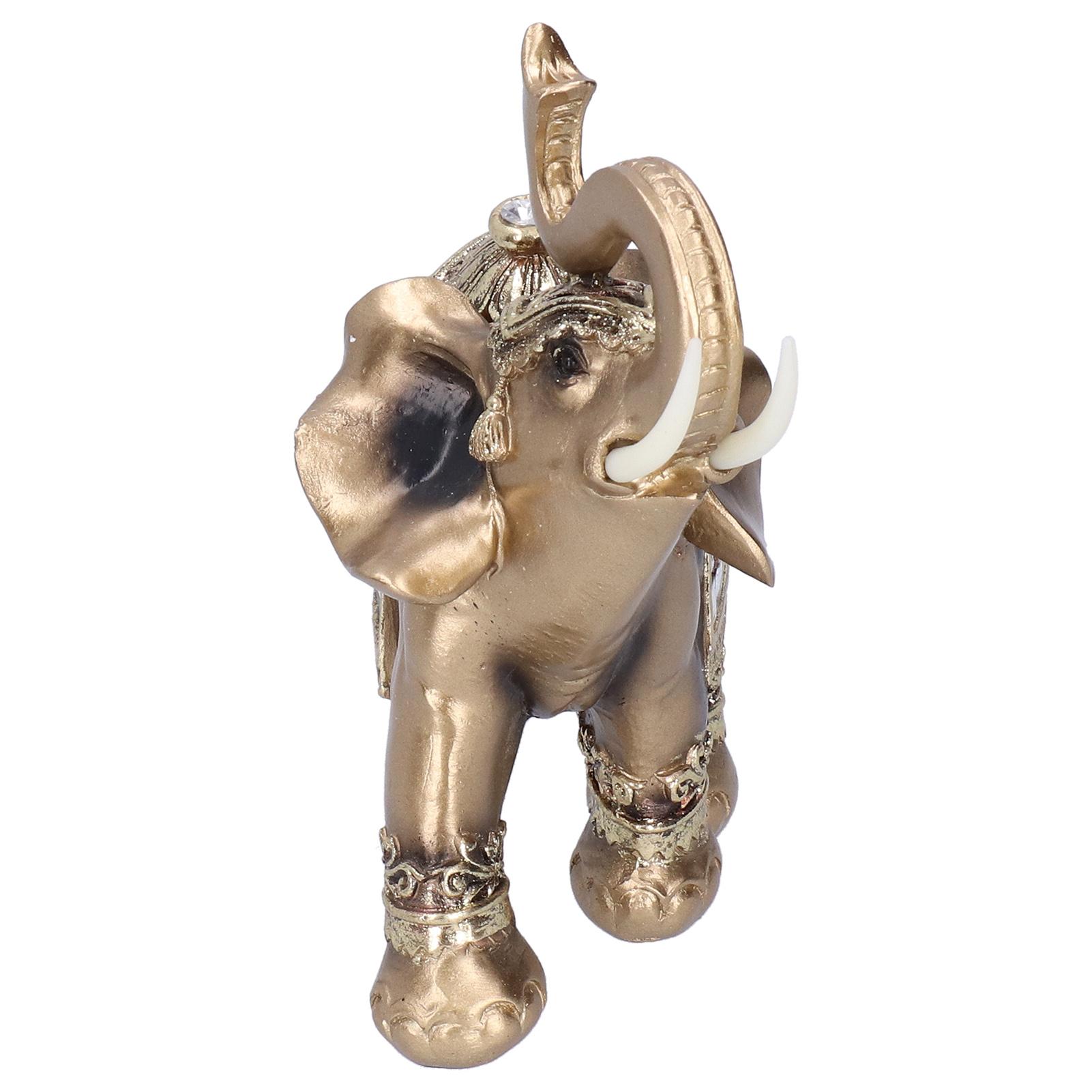Статуя слона из смолы, статуэтка, настольные украшения для домашней гостиной Type 1