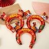 10Pcs Year Of The Horse Balloon Headband Headwear Children'S Cartoon Headband Party Hair Accessory Cross Year Celebration Decor