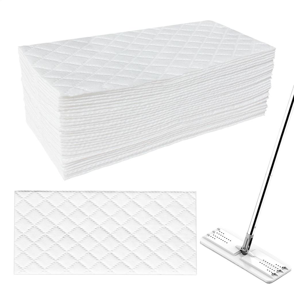 Reusable Mop Pads 30 Pieces Reusable Flat Mop Pads Bathroom Cleaning Supplies For Wood Floor Home Bathroom Living Room Dormitory