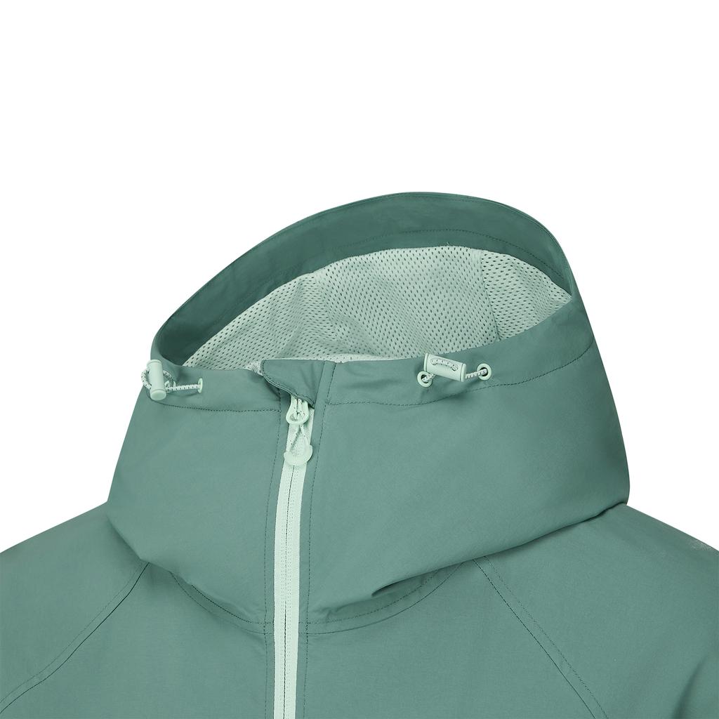 Skechers Simple Comfortable Loose Windproof Zipper Hooded Jacket Women Jackets P226W129-06EM