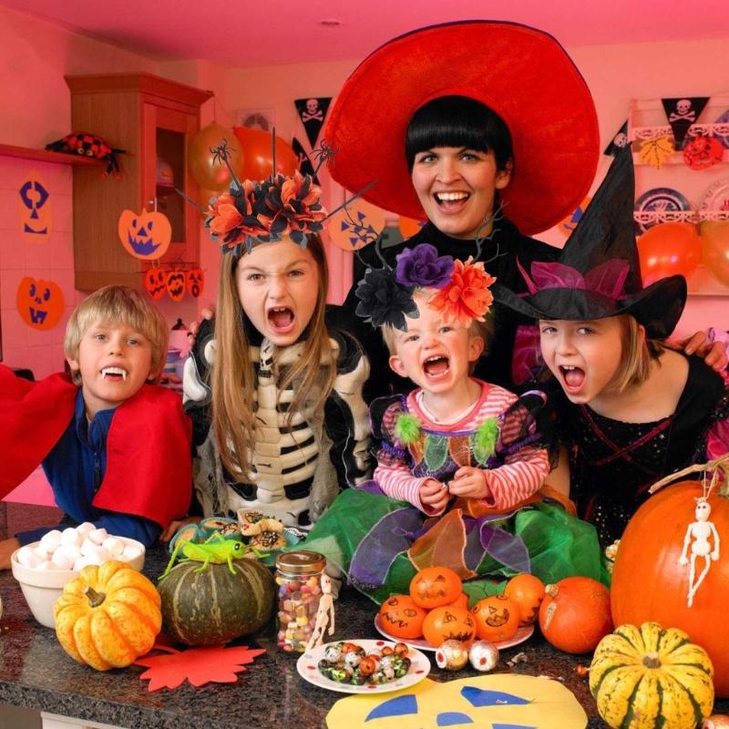 Creative Halloween Costume Headpiece Decorative Women Headbands Stylish Headgears Accessory for Themed Parties